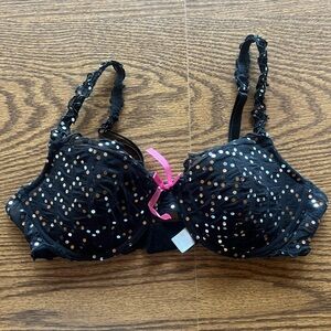 Native Black Sequin Bra Intimates Sleepwear